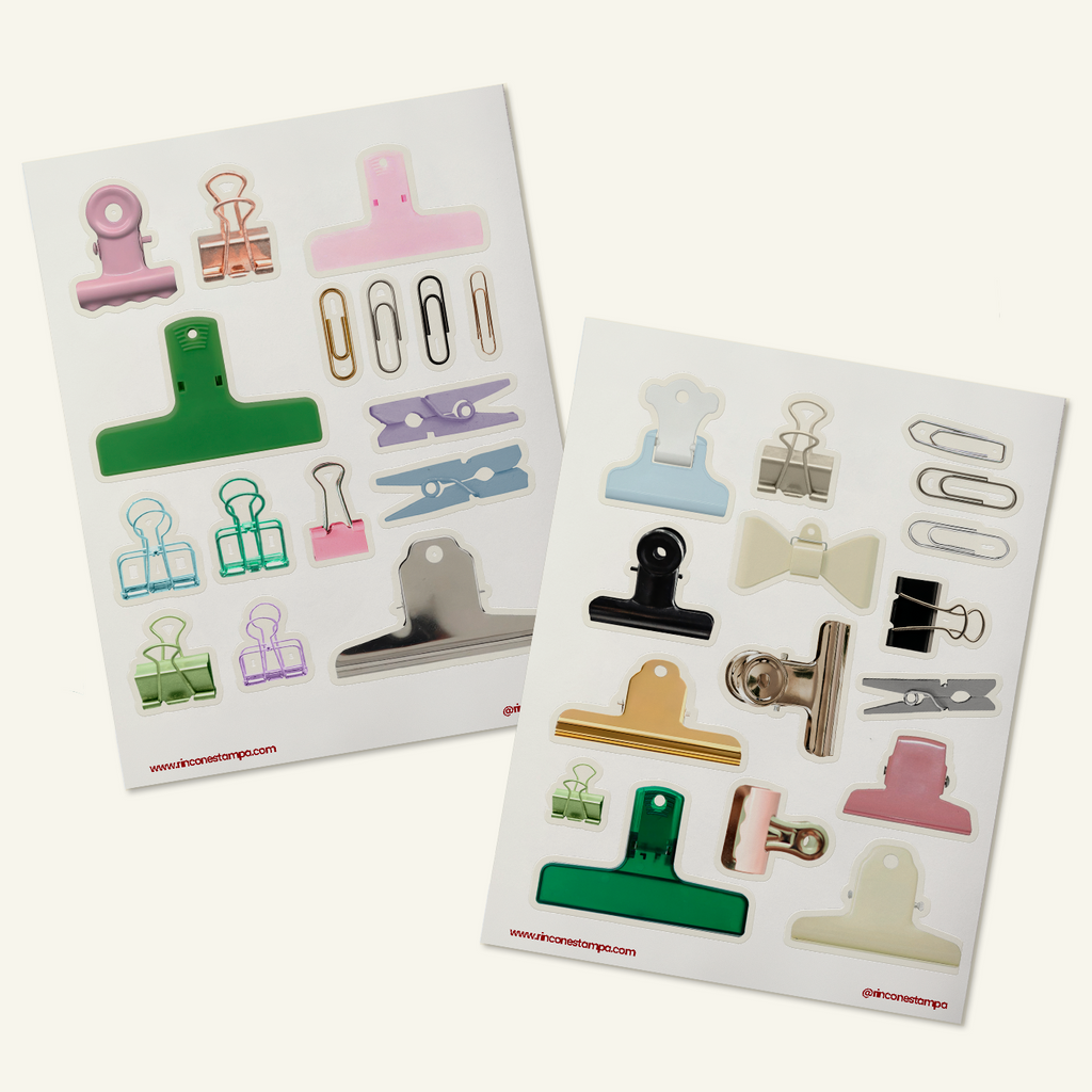 Set de stickers "The Clip Archive"