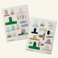 Set de stickers "The Clip Archive"
