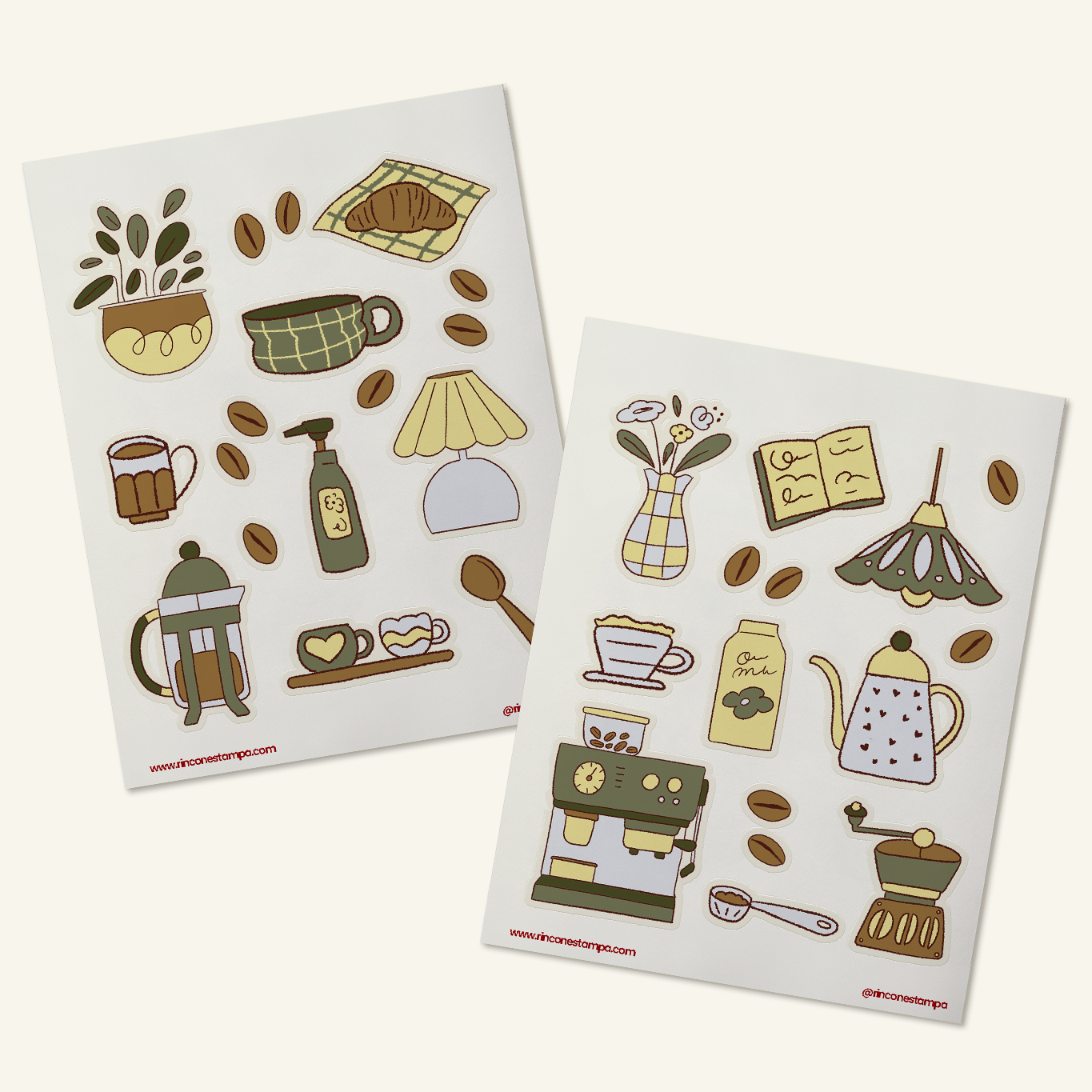 Set de stickers "Coffee Station"