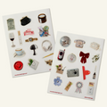 Set de stickers "Say it softly"