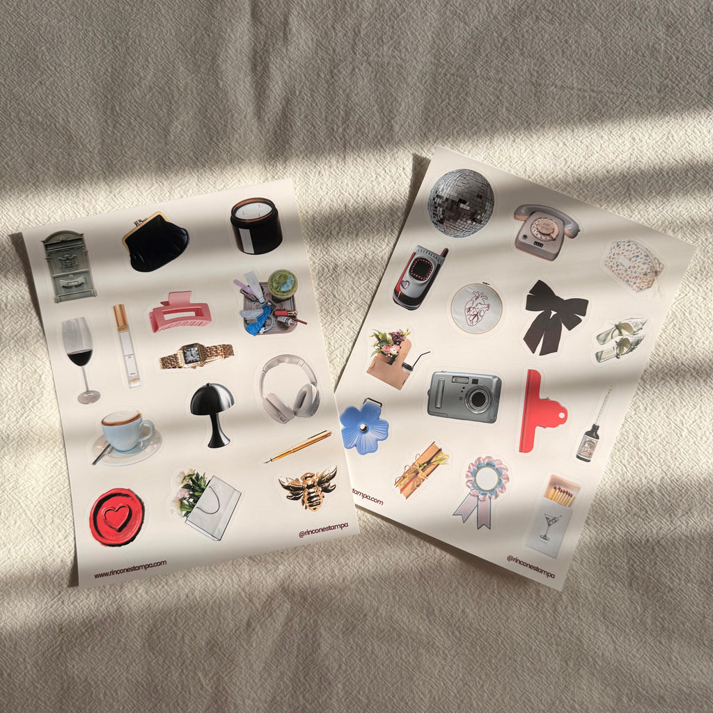 Set de stickers "Say it softly"