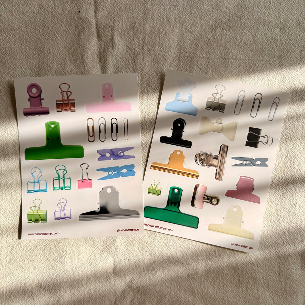 Set de stickers "The Clip Archive"