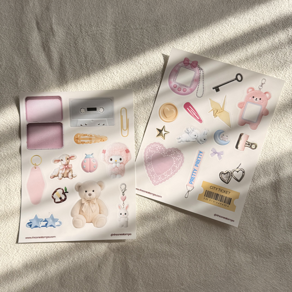 Set de stickers "Trinkets"