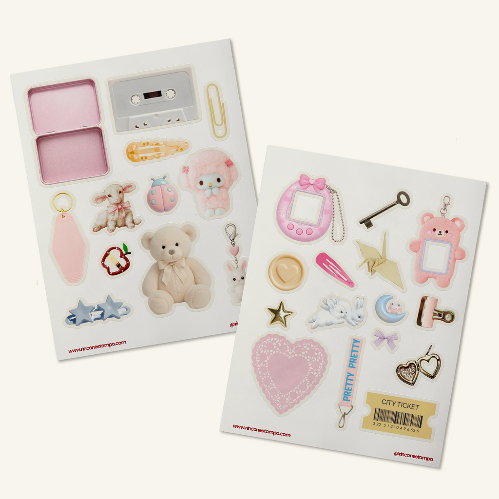 Set de stickers "Trinkets"